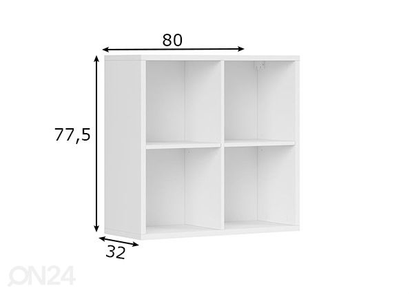 Seinariiul 80 cm mõõdud