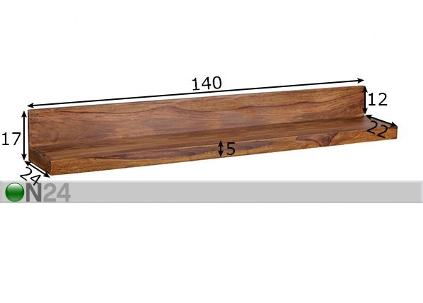 Seinariiul Mumbai 140 cm mõõdud