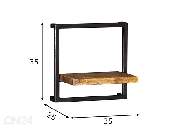 Seinariiul Sidney 35 cm mõõdud