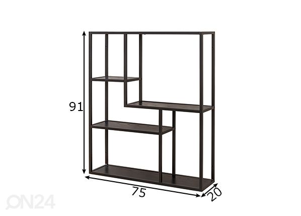 Seinariiul Slim line 75 cm mõõdud