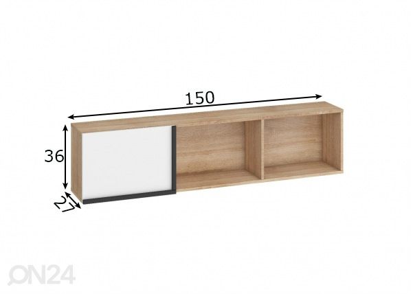 Seinariiul Youghal 150 cm mõõdud