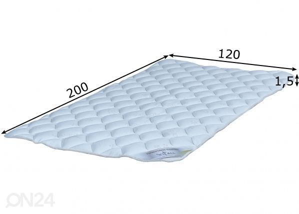 Stroma kattemadrats Top Comfort 120x200 cm mõõdud