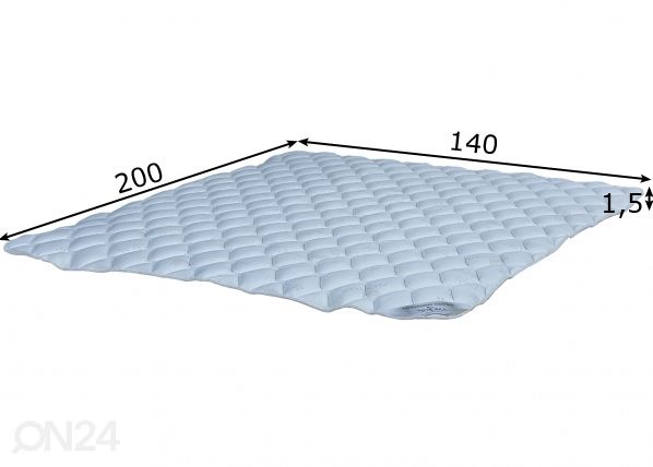 Stroma kattemadrats Top Comfort 140x200 cm mõõdud