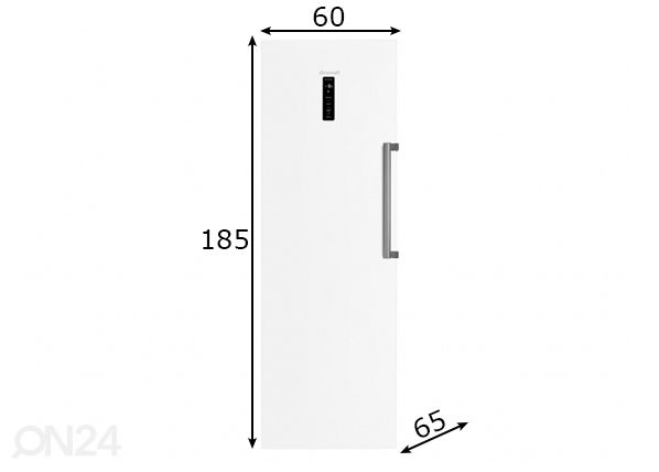 Sügavkülmik Brandt BFU862YNW mõõdud