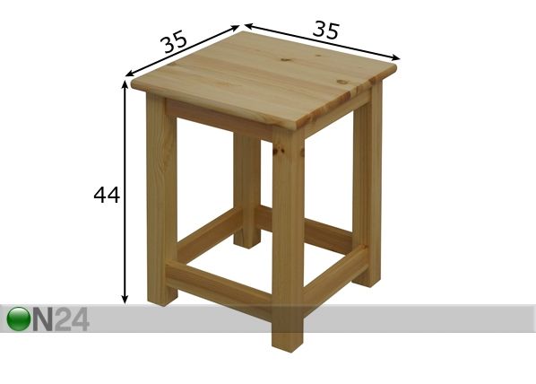 Taburet h44 cm mõõdud