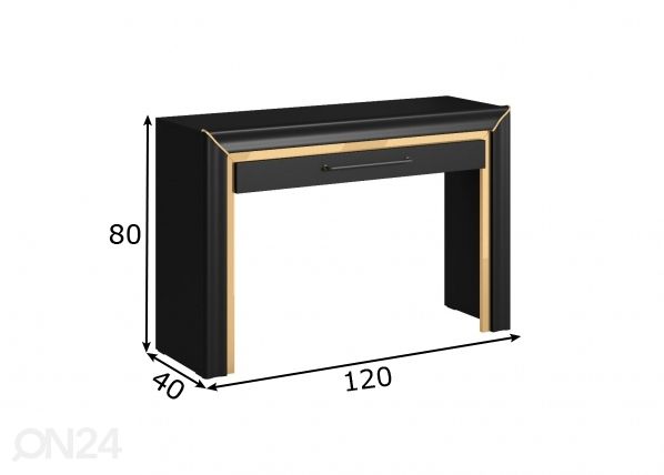 Tualettlaud 120 cm mõõdud