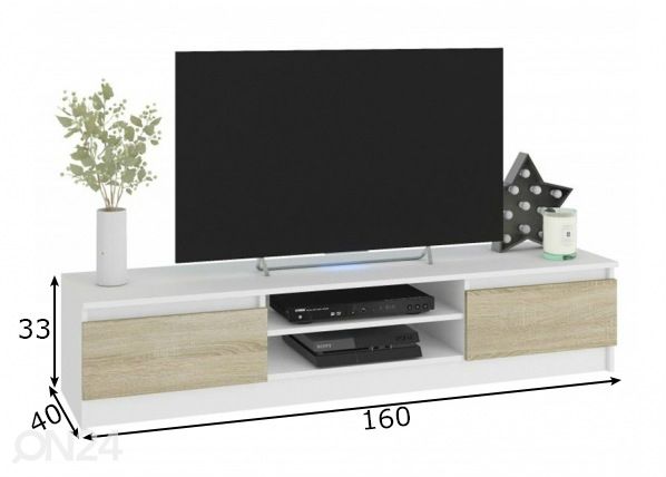 TV-alus 160 cm mõõdud