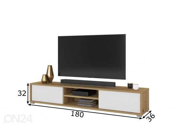 TV-alus 180 cm mõõdud