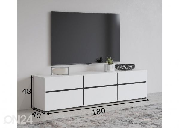 TV-alus 180 cm mõõdud