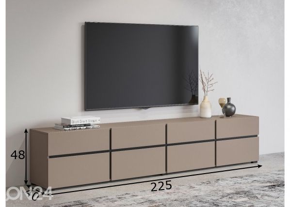 TV-alus 225 cm mõõdud