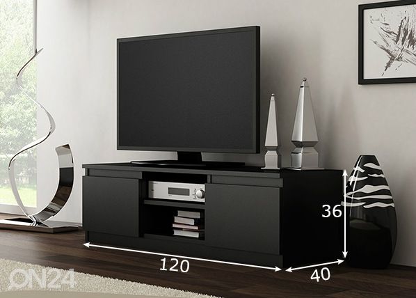 TV-alus Como 120 cm mõõdud