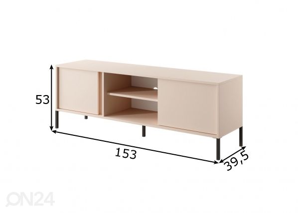 TV-alus Dast G 153 cm mõõdud