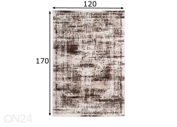 Vaip 120x170 cm mõõdud