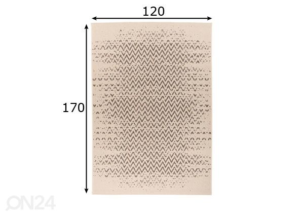 Vaip 120x170 cm mõõdud