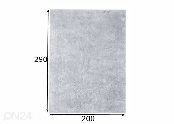 Vaip 200x290 cm mõõdud