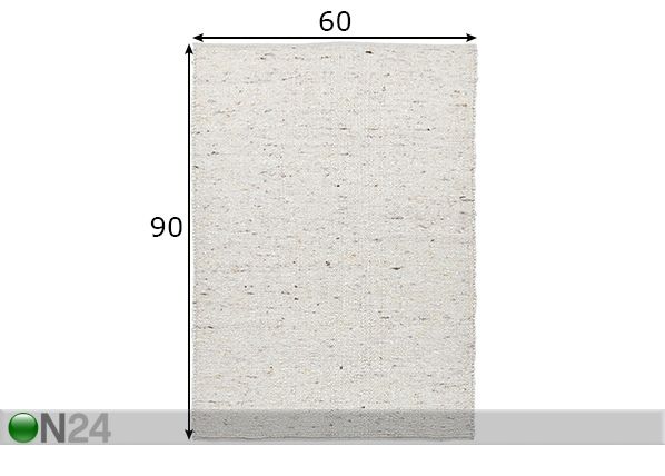 Vaip Alm Glück 60x90 cm mõõdud