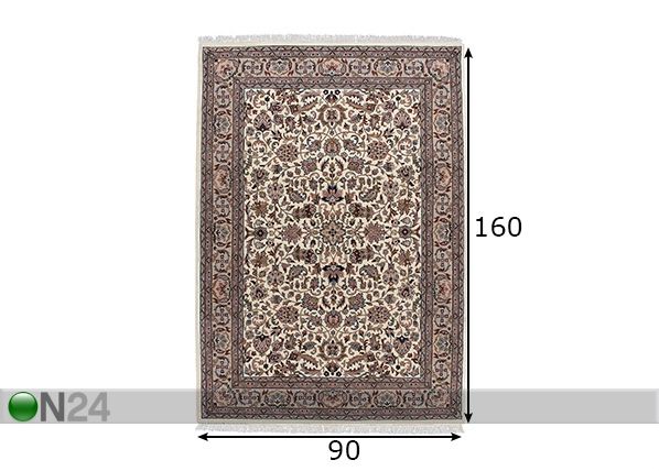 Vaip Benares Isfahan 90x160 cm mõõdud