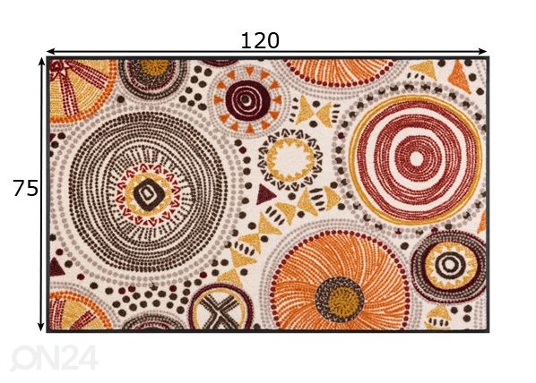 Vaip Boho Style 75x120 cm mõõdud