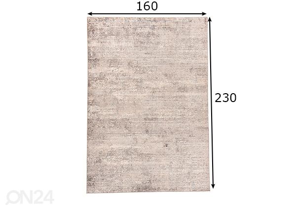 Vaip Cecilia 160x230 cm mõõdud