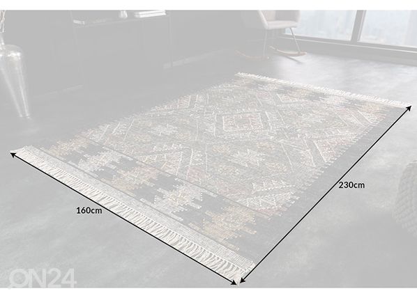 Vaip Ethno 160x230 cm mõõdud