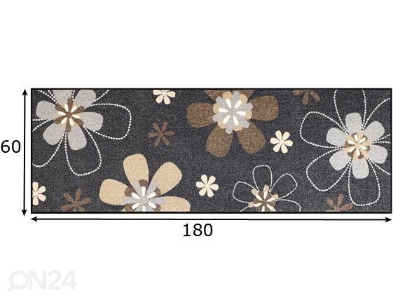 Vaip Florentina 60x180 cm mõõdud