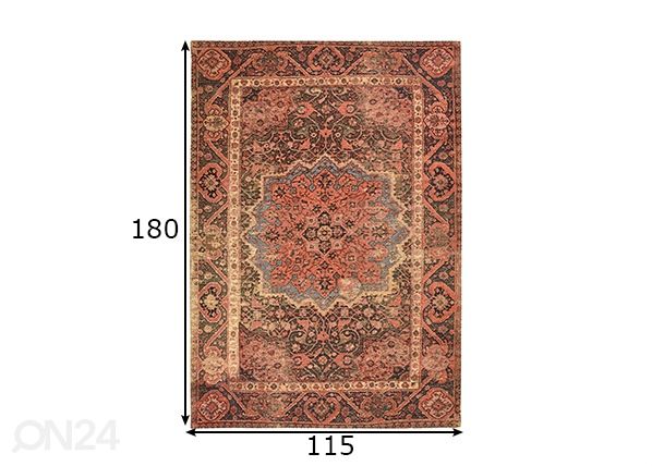 Vaip Funky Orient Heriz 115x180 cm mõõdud