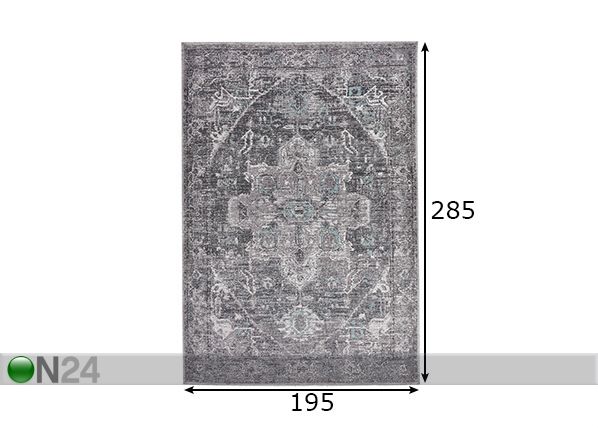 Vaip Funky Orient Tabriz 195x285 cm mõõdud