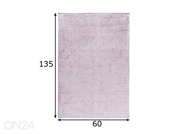 Vaip Furry 60x135 cm mõõdud