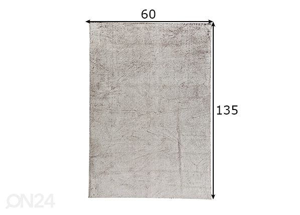 Vaip Furry 60x135 cm mõõdud