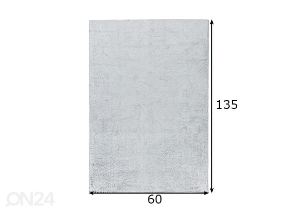 Vaip Furry 60x135 cm mõõdud