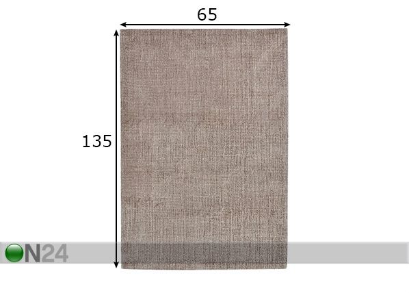 Vaip Groove 65x135 cm mõõdud