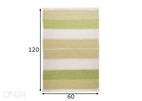 Vaip Happy Design Stripes 60x120 cm mõõdud