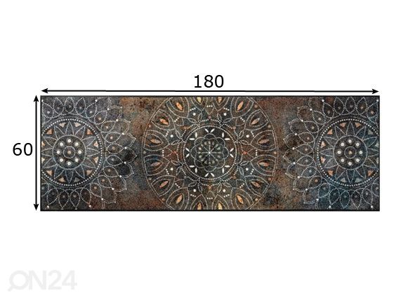 Vaip Madhana 60x180 cm mõõdud