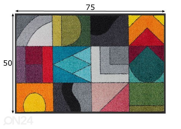 Vaip Momix 50x75 cm mõõdud