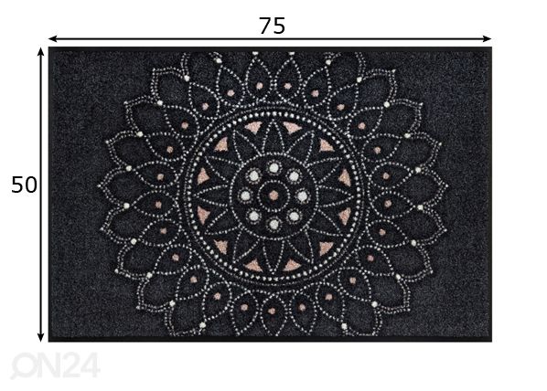 Vaip Purnima 50x75 cm mõõdud