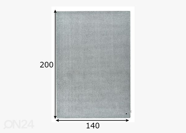 Vaip Tom Tailor Cozy, 140x200 cm münt mõõdud