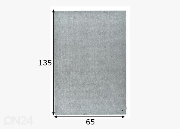 Vaip Tom Tailor Cozy, 65x135 cm münt mõõdud