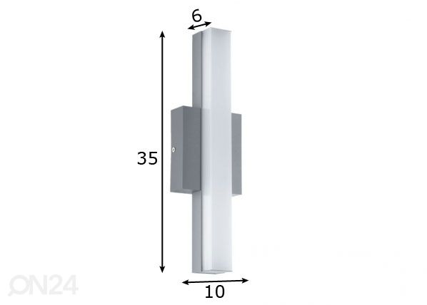 Välisvalgusti Acate mõõdud