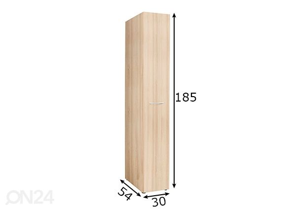 Väljatõmmatav kapp MRK 632 30 cm mõõdud