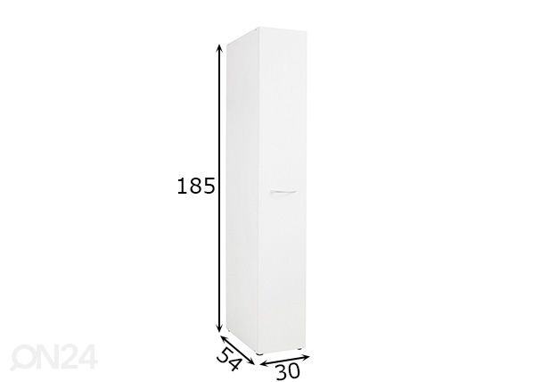 Väljatõmmatav kapp MRK 632 30 cm mõõdud