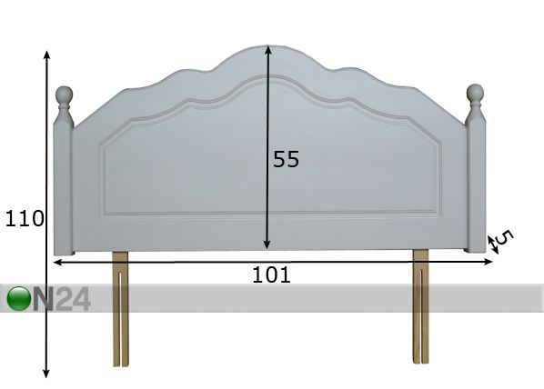 Voodipeats Corrib 90 cm mõõdud