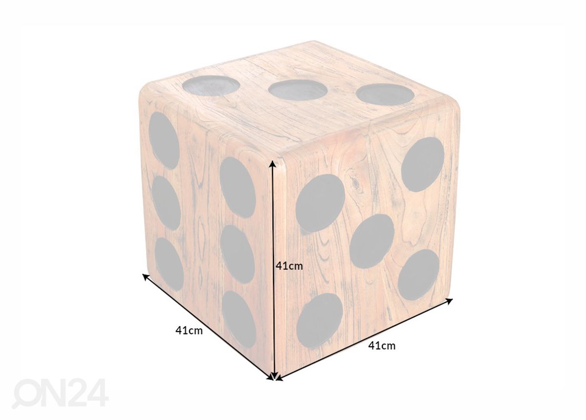 Abilaud Cube 41x41 cm suurendatud mõõdud