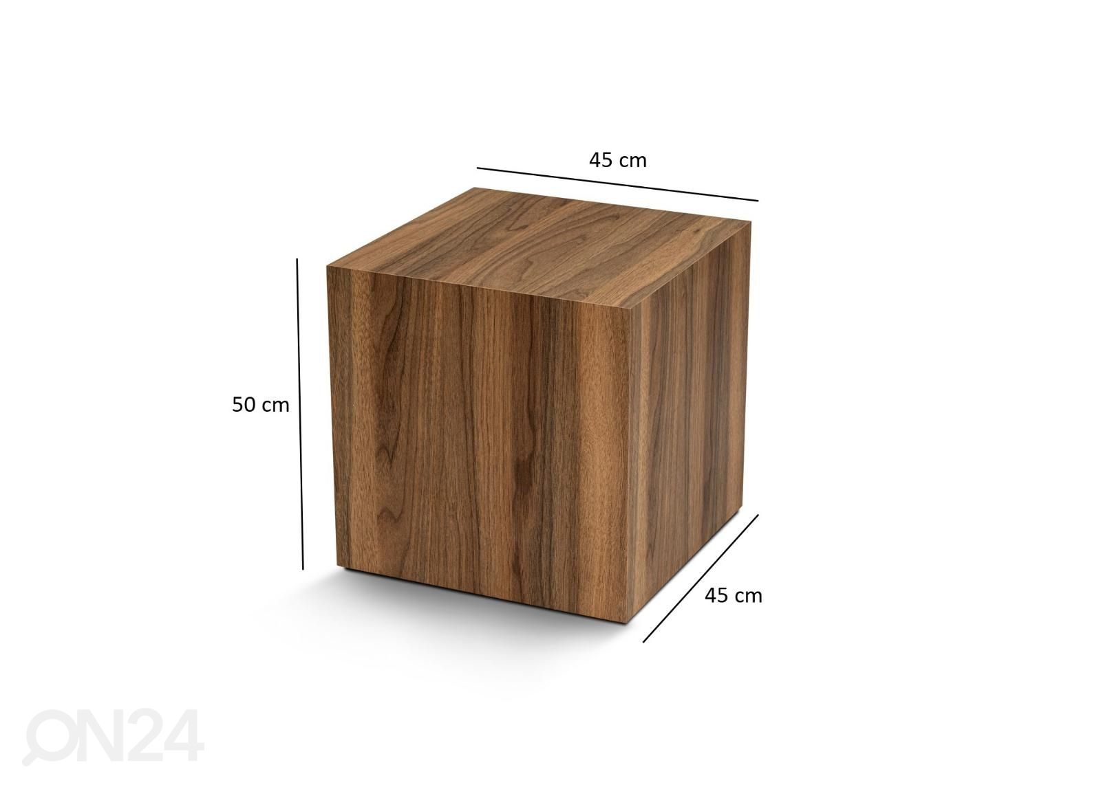 Abilaud Walnut 45x45 cm suurendatud mõõdud