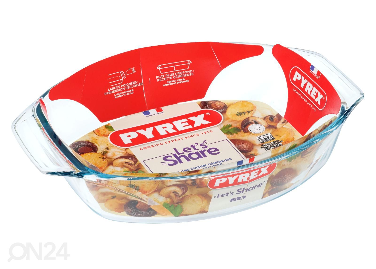 Ahjuvorm Pyrex Irresistible 2,8 L, ovaalne suurendatud