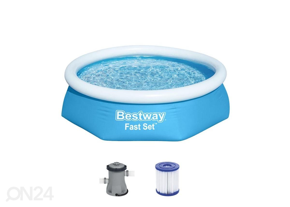 Bassein Bestway Fast Set 244x61 cm filterpumbaga suurendatud