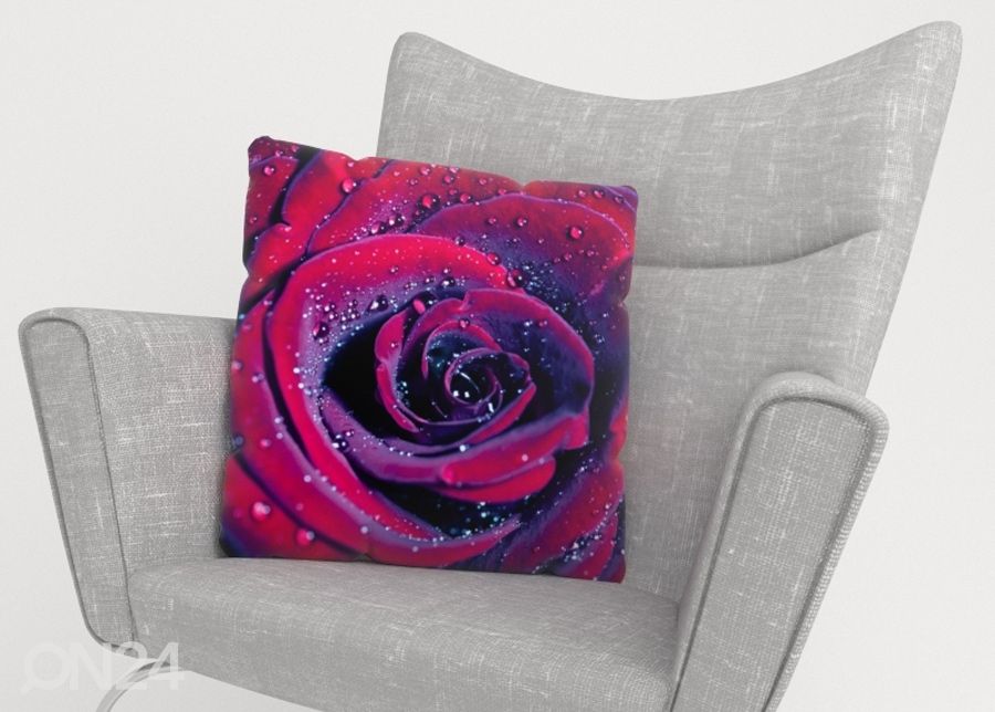 Dekoratiivpadjapüür Rose of Love 50x50 cm suurendatud