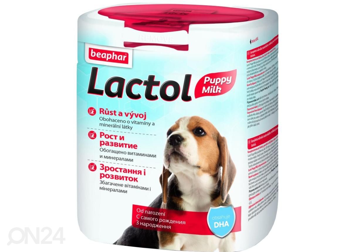 Emapiimaasendaja kutsikatele Beaphar Lactol Puppy (Puppy Milk) 500 gr suurendatud