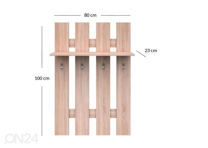 Esikunagi Top mix 80 cm suurendatud mõõdud