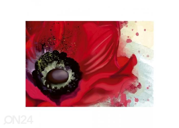 Fliis fototapeet Poppy 375x250 cm suurendatud