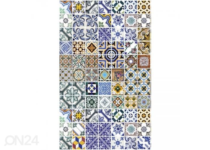 Fliis fototapeet Portugal tiles 150x250 cm suurendatud